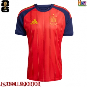 Spanien Hemmatröja VM 2026 Kortärmad